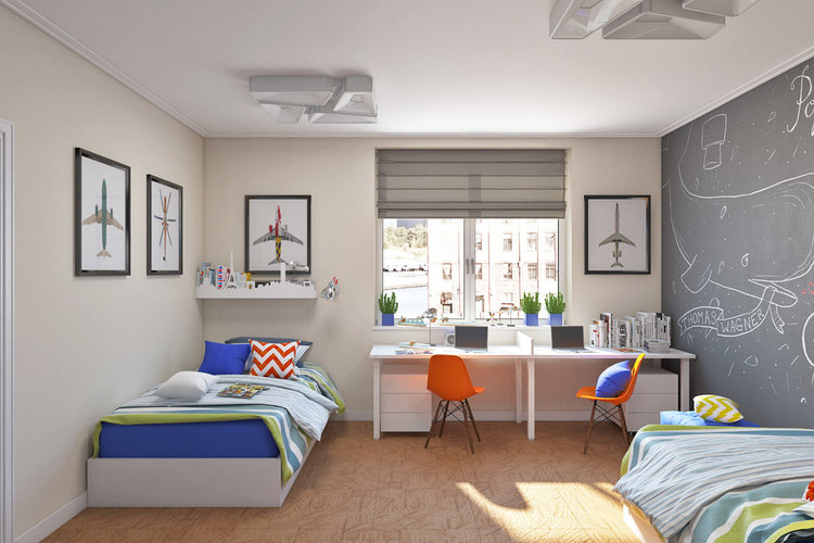 Детская комната для двух мальчиков: идеи и нюансы оформления (+ фото) - читайте статьи от «Ваша Мебель»